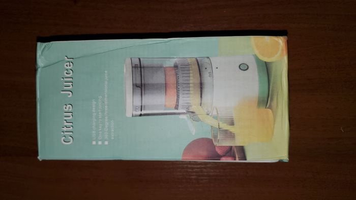 Аккумуляторная соковыжималка Citrus Juicer CJ23B – USB зарядка