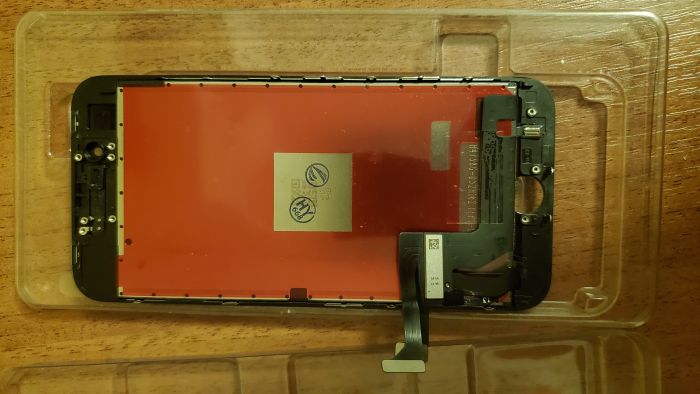 Дисплей iPhone 7 Plus чорний (LCD + тачскрін) + скло у подарунок