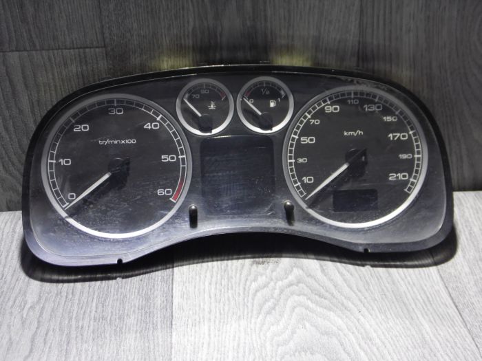 Панель приладів (спідометр) для Peugeot 307 (P9651299680) б/у, оригінал